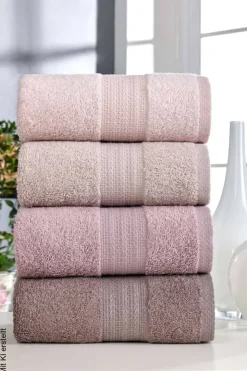 Mijolnir Frottier-Set rosa Baumwolle B/L: ca. 50x85 cm