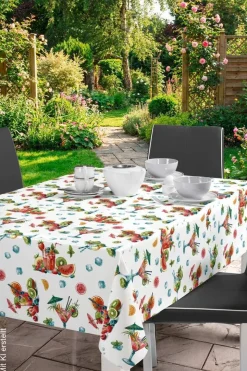 Milano Abwaschbarer Tischbelag Cocktail bunt B: ca. 140 cm