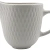 Milchtopf weiß Porzellan B/H/L: ca. 14x8x9 cm