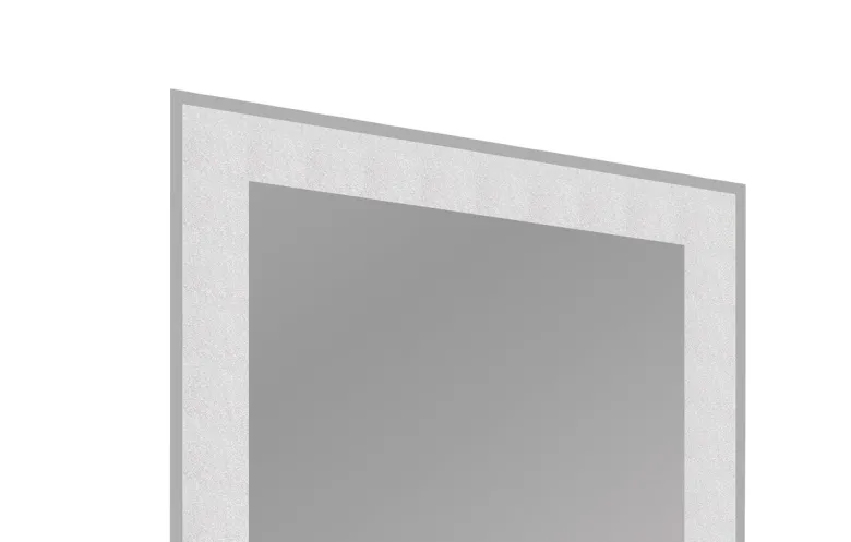 Mirrors & More Digitaldruckspiegel Alina weiß glitzernd B/H: ca. 50x150 cm