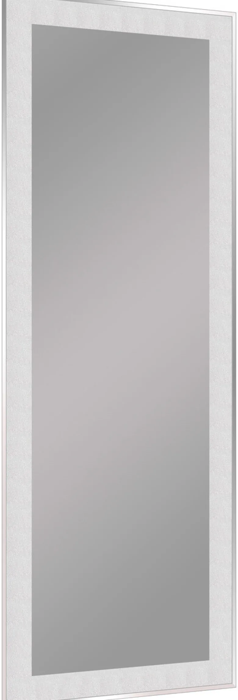 Mirrors & More Digitaldruckspiegel Alina weiß glitzernd B/H: ca. 50x150 cm