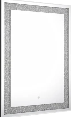 Mirrors & More LED-Spiegel Hermine glasklar B/H: ca. 50x70 cm