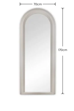 Mirrors & More Rahmenspiegel beige Antik B/H/L: ca. 3x170x70 cm