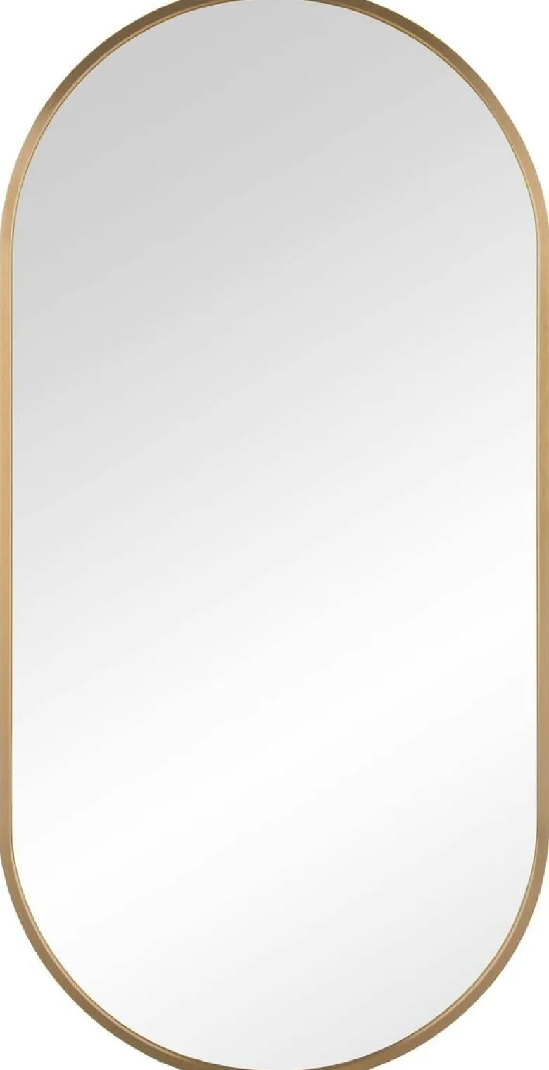 Mirrors & More Rahmenspiegel gold Alumetallic B/H: ca. 40x80 cm