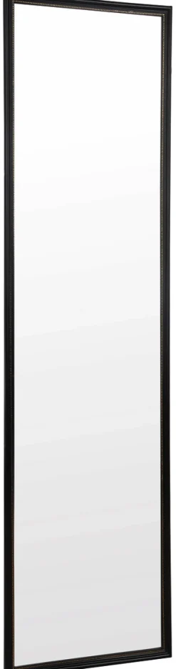 Mirrors & More Rahmenspiegel Nadine schwarz gold Optik B/H: ca. 34x125 cm