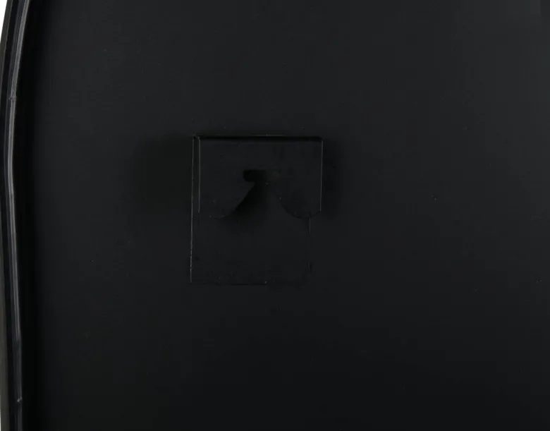 Mirrors & More Standspiegel Britt schwarz Metall B/H/T: ca. 70x170x4 cm