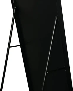 Mirrors & More Standspiegel Britt schwarz Metall B/H/T: ca. 70x170x4 cm