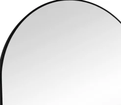 Mirrors & More Standspiegel Britt schwarz Metall B/H/T: ca. 70x170x4 cm