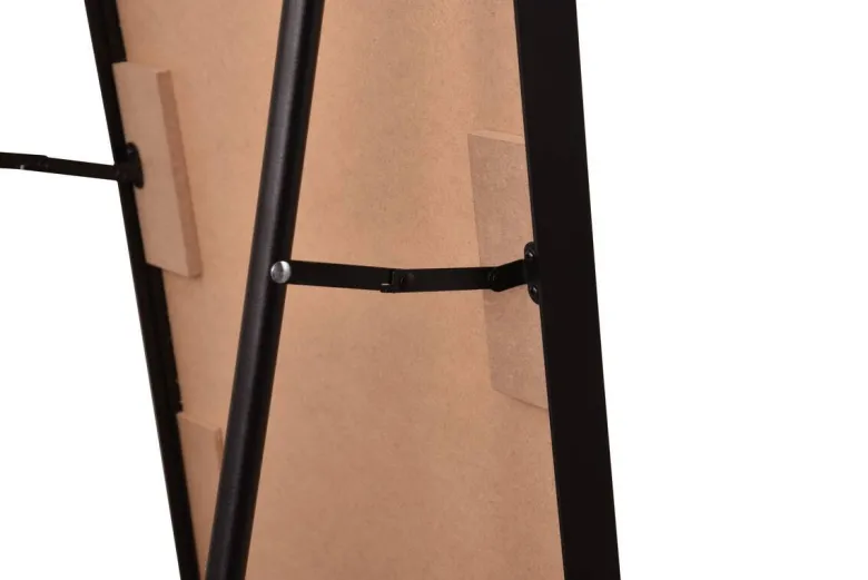 Mirrors & More Standspiegel Britt schwarz Metall B/H/T: ca. 40x160x3 cm