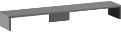 Monitoraufsatz Smash anthrazit B/H/T: ca. 110x12,7x20 cm