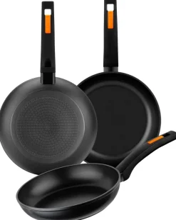 Monix Pfannenset FUEGO schwarz Aluminium 3 tlg.
