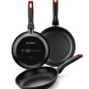 Monix Pfannenset Hermanos Torres schwarz Aluminium 3 tlg.