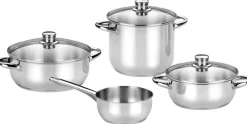 Monix Topfset Optima silber Edelstahl 4 tlg.