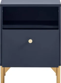 Nachtkonsole Alfa blau B/H/T: ca. 40,3x53,2x33,5 cm