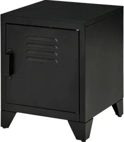 Nachtkonsole 831-429BK schwarz B/H/T: ca. 40x50x40 cm