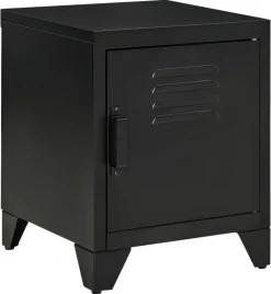 Nachtkonsole 831-429BK schwarz B/H/T: ca. 40x50x40 cm