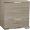Nachtkonsole Easy Plus Eiche Sägerau Nachbildung B/H/T: ca. 52x58x38 cm