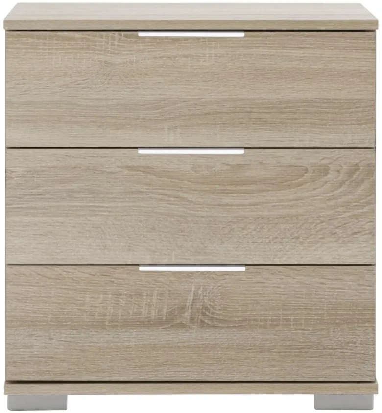 Nachtkonsole Easy Plus Eiche Sägerau Nachbildung B/H/T: ca. 52x58x38 cm