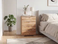 Nachtkonsole Easy Plus Eiche Nachbildung B/H/T: ca. 52x74x38 cm