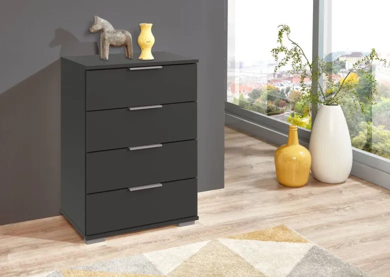 Nachtkonsole Easy Plus Graphit B/H/T: ca. 52x74x38 cm