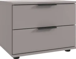 Nachtkonsole Easy Plus Sahara grau B/H/T: ca. 52x40x38 cm
