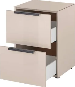 Nachtkonsole Sarino Kaschmir B/H/T: ca. 45x61x40 cm