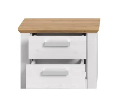 Nachtkonsole VERONA Sibiu Lärche Nachbildung Eiche Artisan Nachbildung B/H/T: ca. 56x43x39 cm