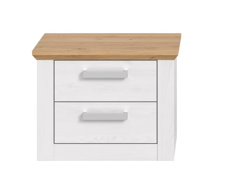 Nachtkonsole VERONA Sibiu Lärche Nachbildung Eiche Artisan Nachbildung B/H/T: ca. 56x43x39 cm