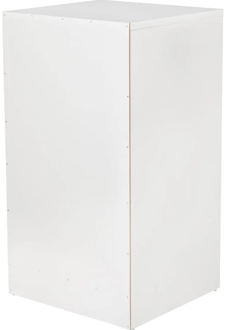 Nachtkonsole weiß B/H/T: ca. 35x68x38 cm