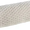 Nackenrolle Wabe beige Polyester L/D: ca. 70x22 cm
