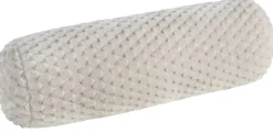 Nackenrolle Wabe beige Polyester L/D: ca. 70x22 cm