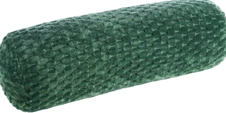 Nackenrolle Wabe dunkelgrün Polyester L/D: ca. 70x22 cm