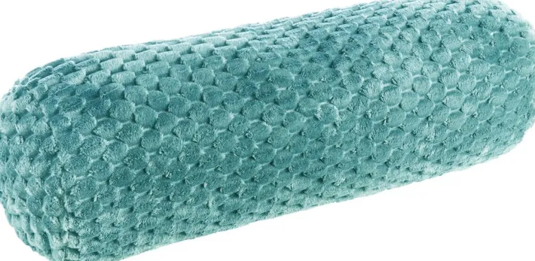 Nackenrolle Wabe petrol Polyester L/D: ca. 70x22 cm