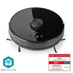 Nedis Roboter-Staubsauger schwarz Polypropylen B/H/L: ca. 33,1x33,3x9,6 cm