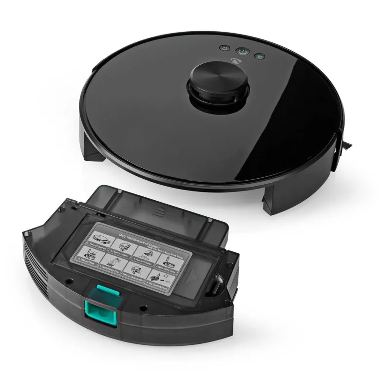 Nedis Roboter-Staubsauger schwarz Polypropylen B/H/L: ca. 33,1x33,3x9,6 cm