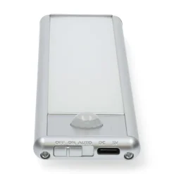 Nedis Schrankleuchte silber Aluminium Polycarbonat B/H/L: ca. 4x20,5x1,4 cm