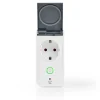 Nedis Smart-Stecker weiß grau Kunststoff B/H/L: ca. 6x11,5x9 cm
