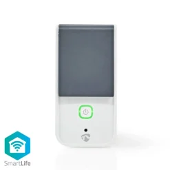 Nedis Smart-Stecker weiß grau Kunststoff B/H/L: ca. 6x11,5x9 cm