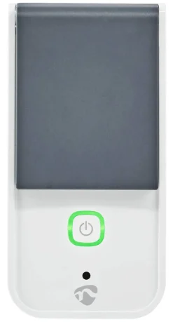 Nedis Smart-Stecker weiß grau Kunststoff B/H/L: ca. 6x11,5x9 cm