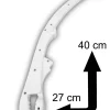 Niermann Mobilehalter zum Klemmen B/H/L: ca. 11x6x35 cm