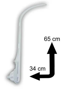 Niermann Mobilehalter zum Schrauben B/H/L: ca. 11x6x35 cm