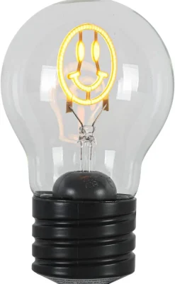 Nolo Akku-LED-Dekoleuchte Smily H/D: ca. 12x7 cm