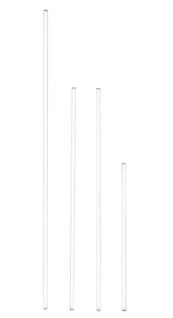 Nolo LED-Akustikpaneelbeleuchtung Line weiß