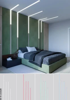 Nolo LED-Akustikpaneelbeleuchtung schwarz