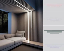 Nolo LED-Akustikpaneelbeleuchtung schwarz