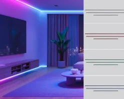 Nolo LED-Akustikpaneelbeleuchtung schwarz
