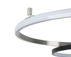 Nolo LED-Deckenleuchte Big schwarz Aluminium B/H/L: ca. 64x11x80 cm