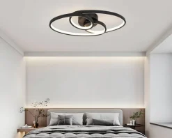 Nolo LED-Deckenleuchte Dual schwarz Metall B/H/L: ca. 21x8x45 cm