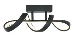 Nolo LED Deckenleuchte Jonathan schwarz Kunststoff Metall B/H/L: ca. 12x16x40 cm 1 Brennstellen