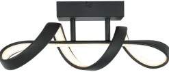 Nolo LED Deckenleuchte Jonathan schwarz Kunststoff Metall B/H/L: ca. 12x16x40 cm 1 Brennstellen